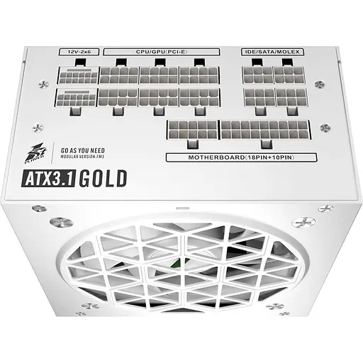 Блок живлення 1stPlayer HA-850BA4 White (NGDP-GLD-850-WH) [140512] - фото 4