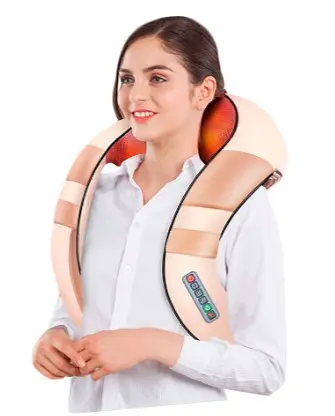 Масажер Geizer 85W роликовий на липучках для спини, шиї, ніг, тіла