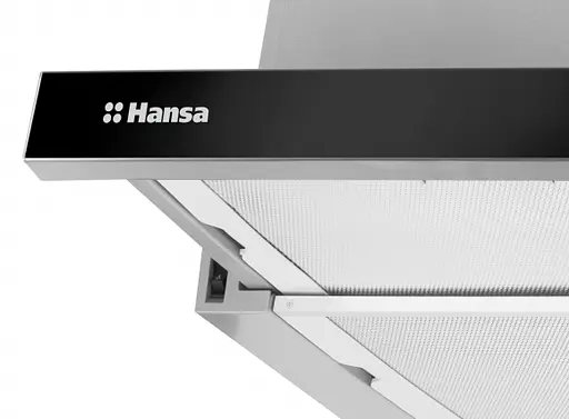 Вытяжка Hansa телескопическая 60 см 425 м3г черный+нержавеющая сталь - фото 2