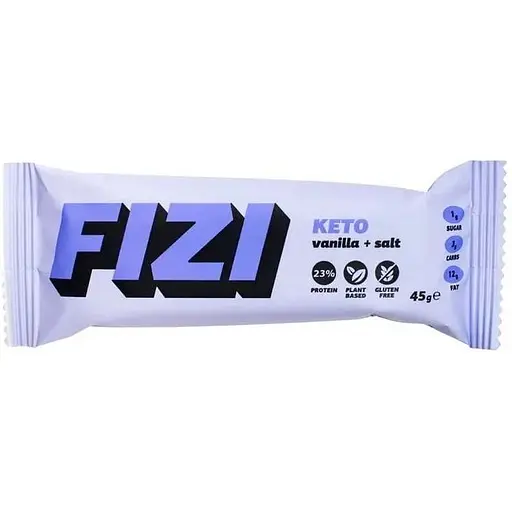 Батончик FIZI Keto Protein Bar, 45 грамм - Ваниль-соль