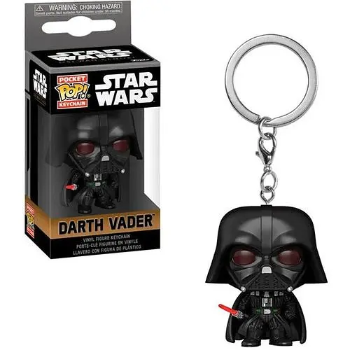 Фигурка-брелок Funko Pop Дарт Вейдер Звездные войны Darth Vader Star Wars 4 см KC SW DV - фото 1