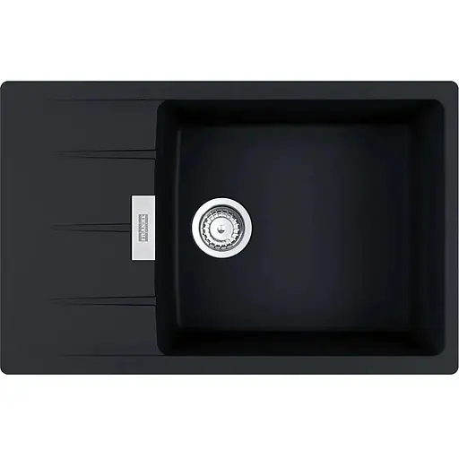 Кухонна мийка Franke Centro, фраграніт, прямокутник, з крилом, 780х500х200мм, чаша - 1, накладна, CNG 611-78 XL, воникс