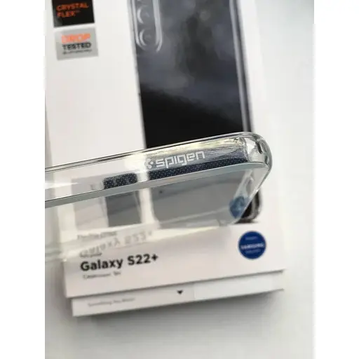 Оригинальный силиконовый чехол Spigen Liquid Crystal для Samsung Galaxy S22 Plus (6.6") Прозрачный (ACS03950) - фото 6