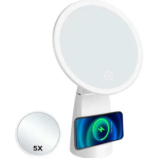 Дзеркало для макіяжу JORDAN & JUDY Wireless Charging Led WS20012-B [118560] - фото 2