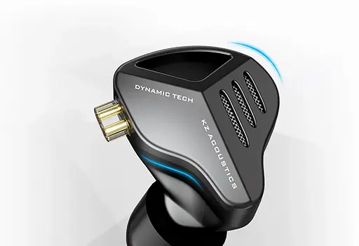 Дротові навушники KZ ZVX з мікрофоном black - фото 3