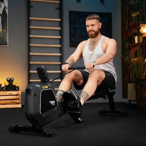 Гребний тренажер Trex Sport TX-580RM Rein чорний - фото 8