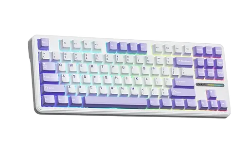 Клавиатура Aula F87 Gaming KRGD Blue Switch RGB White (6948391202464) - фото 2