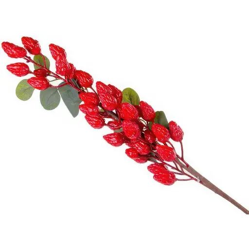 Гілка декоративна Lefard з ягідками 76 см (801-574)