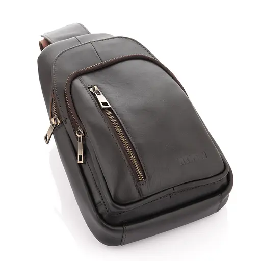 Чоловіча шкіряна сумка через плече Newery sum0026689 - фото 4