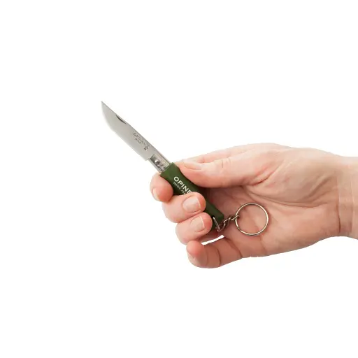 Нож Opinel Keychain №4 VRI Inox. Цвет – зеленый - фото 5