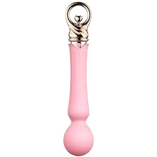 Вібромасажер Zalo Confidence Pre-Heating Wand Massager 22.5 см рожевий