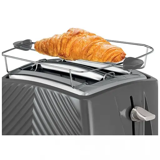 Тостер Russell Hobbs Groove Grey 26392-56 - фото 3