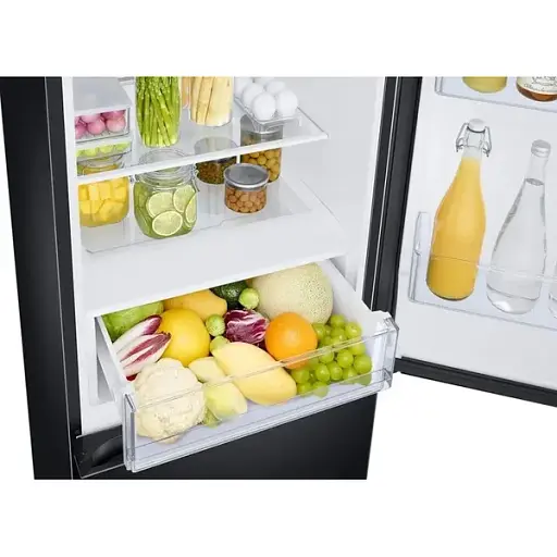 Холодильник Samsung RB34C670EB1/UA Black двухкамерный нижняя морозильная камера No Frost внешний дисплей общий объем 355L полезный объем 228L/112L WiFi A+ 185.3x59.5x65.8 см - фото 6