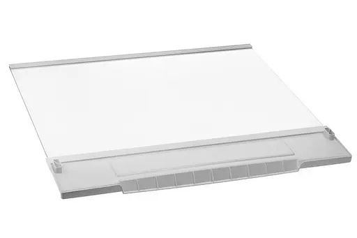 Стеклянная полка над ящиком для овощей холодильника Samsung RB29, RB30, RB31, RB33, RB37, DA97-13550B - фото 3