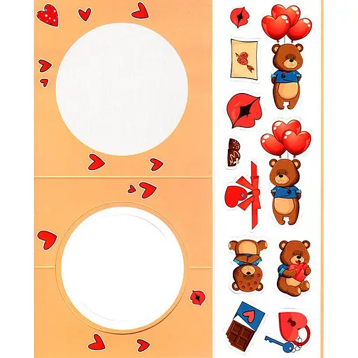 Поздравительная открытка "Мишка" 125988 своими руками - фото 3