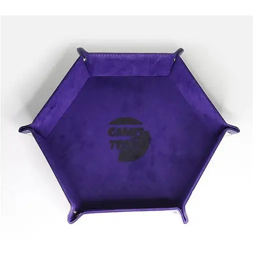 Настольная игра Games 7 Days Лоток для кубиков Hexagon dice tray - Dark purple (g7dhexdt01) - фото 1