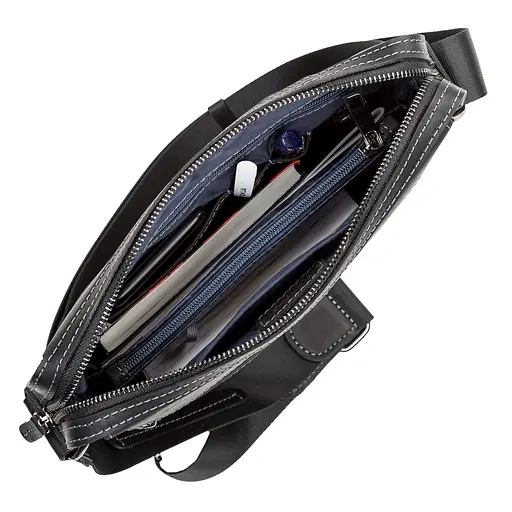 Сумка кожаная мужская SHVIGEL 24х29х7 см sum0012497 - фото 5