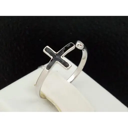 Серебряное кольцо Qvaliz с фианитом и эмалью. 901-01115 - фото 3