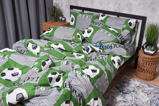 Пододеяльник Moon&Star Бязь Gold Люкс Football Евро 200x220 см - фото 3