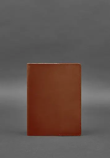 Шкіряна обкладинка для блокнота 6.0 (софт-бук) світло-коричнева - фото 2