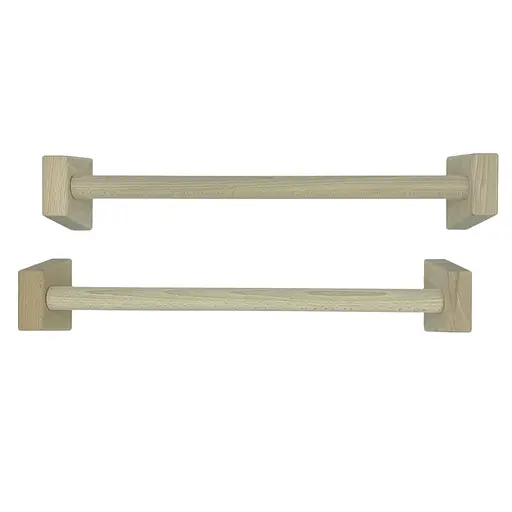 Паралетсы, упоры для отжимания деревянные Wood Gym Push Up NE-WD-60 из бука 50 см 2 шт - фото 5