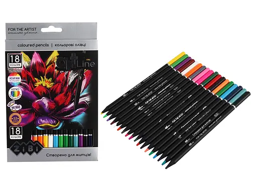 Карандаши цветные, 18 цветов, zb.2433