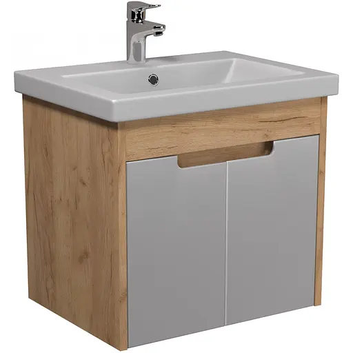 Тумба Мойдодир Smart Craft 60-A з умивальником Cersanit Como 60 - фото 1