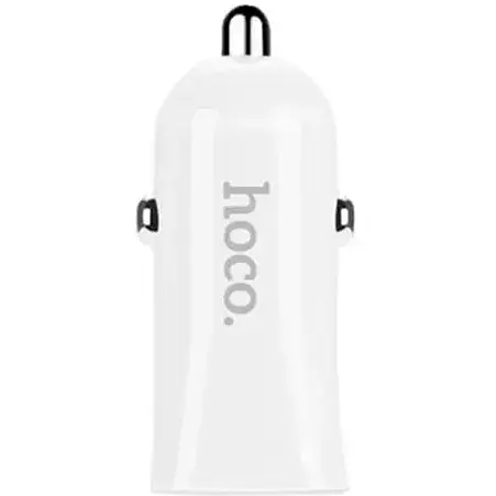 Азу Hoco Z12 2 Usb порта + кабель лайтинг для iPhone 6 7 8 11 2.4A - фото 1