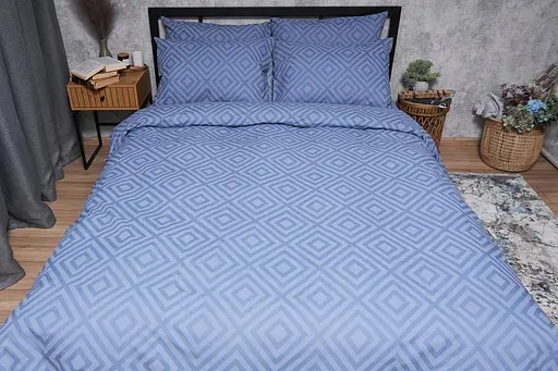 Комплект постельного белья Moon&Star Бязь Gold Люкс Crystal King Size 220x240 наволочки 4х50х70 - фото 2