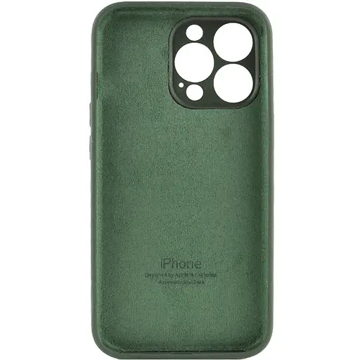 Чехол Epik Silicone Case Full Camera Protective (AA) для Apple iPhone 14 Pro Max (6.7) Зеленый/Cyprus Green - фото 2