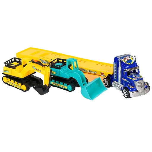 Автотрейлер с 2 тракторами, инерция