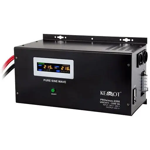 ИБП преобразователь напряжения Kemot PROsinus 2200 12/230V (2200VA/1600W) Slim URZ3411 - фото 1