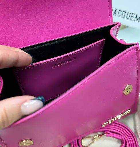 Сумка женская через плечо Jacquemus (Розовый) - фото 6