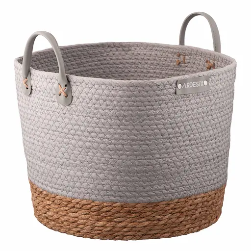 Кошик Ardesto Minimalism сірий 35 х 35 х 27 см (ARHC2508RG)