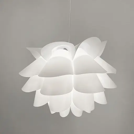 Підвісний світильник у формі білої квітки Ø 45 см | Line F | Арт. SG26-450 - фото 3