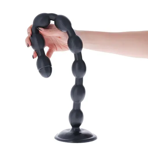 Анальна пробка для фістингу Toyz4lovers Taranaki 52 см (чорний) - фото 4