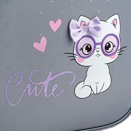 Рюкзак GoPack Education 165S Cute Cat Чорно-сірий (GO26-165S-3) - фото 13