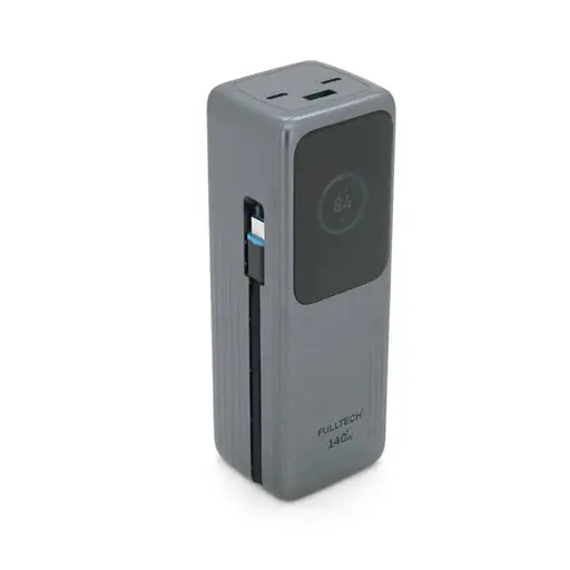 Power Bank FULLTECH FP34 30000 mAh PD140W 1A/2C LCD, LED для ноутбуков - фото 1