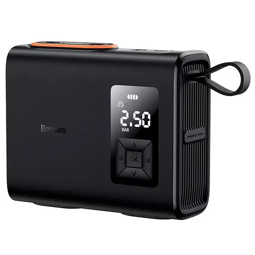 Автомобільний насос Baseus Mega EnergyPump Series Dual Cylinder 6000 mAh (CRNL060001) Black - фото 2