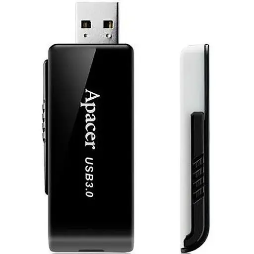 Флеш-накопитель Apacer USB 3.2 Gen 1 AH350 128Gb черный - фото 1