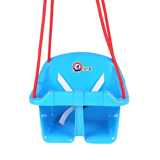 Детские качели "Малыш" ТехноК 3015TXK до 20 кг Голубой - фото 1