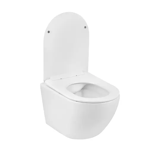 Комплект 4 в 1: Инсталляция GROHE Rapid SL 3 в 1 3884966Q + Унитаз безободочный Kroner Harz WHI523632 RIMLESS с сиденьем Slim Duroplast / Soft-close / Quick relase KH523632WHIR (388496 - фото 9