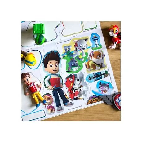 Альбом с наклейками "Щенячий патруль" 10192004, 2 листа с наклейками - фото 4