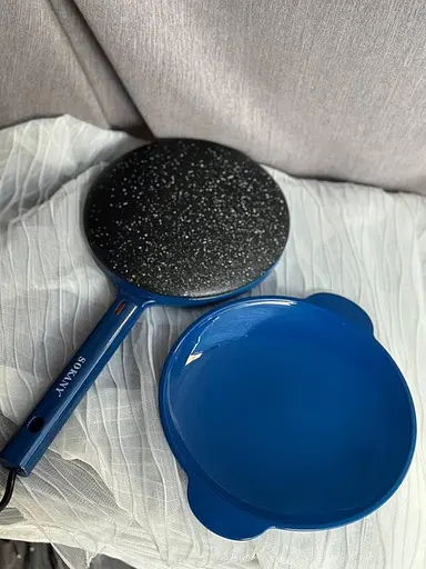 Антипригарная блинница, электрическая сковорода для блинов SOKANY SK-07057 20 см 600Вт - фото 4