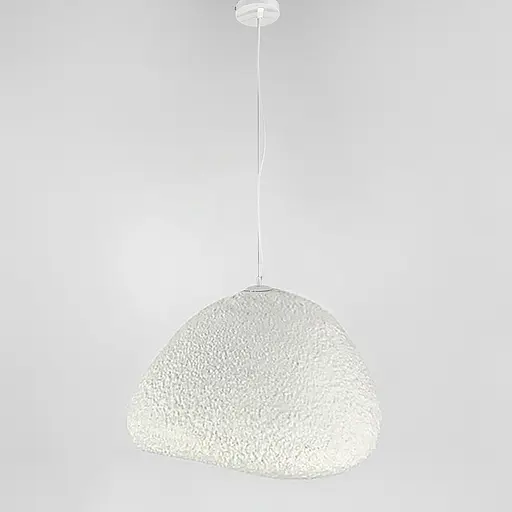 Текстурний гіпсовий підвісний світильник 55х70 см | Арт. MJ 30-700 | Line F - фото 4