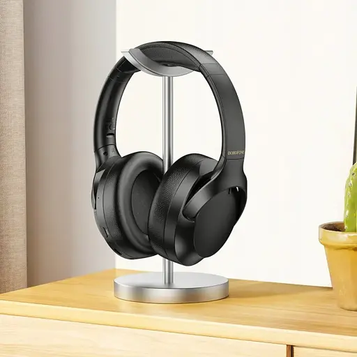 Беспроводные наушники Borofone BO31 Prestige active noise Reduction BT headphones Black - фото 4