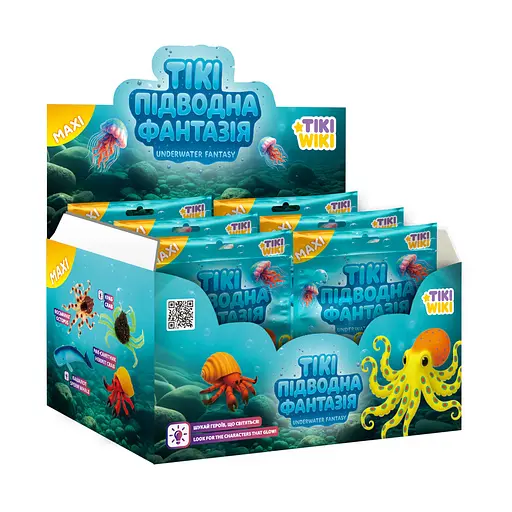 Стретч-игрушка в виде животного Tiki Wiki - Тики Подводная фантазия (SQ009) - фото 3