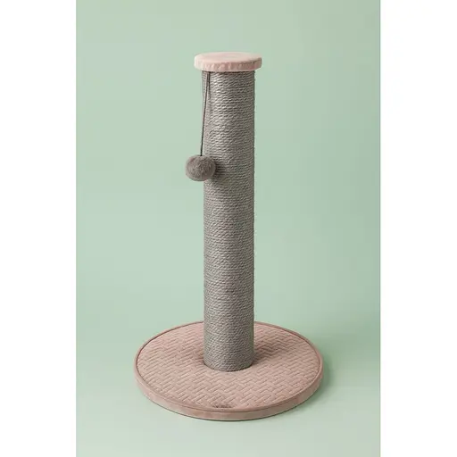 Дряпка-стовпчик Trixie Livia для котів з іграшкою сизаль/плюш античний рожевий 38х64 см [CD] - фото 2