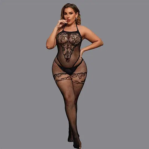 Бодістокінг спокусливий з відкритим доступом L-XL-XXL - фото 2