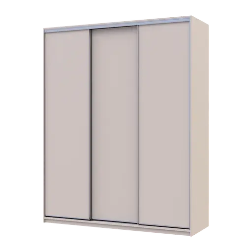 Шкаф купе Doros Сити Лайт Кашемир 3 ДСП 180х60х225 (80736365)